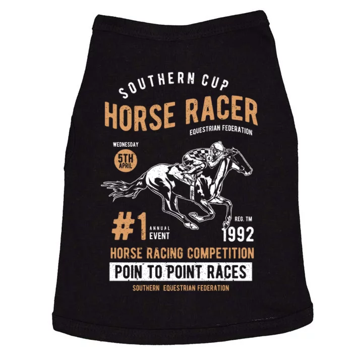 Horse Racer Doggie Tank