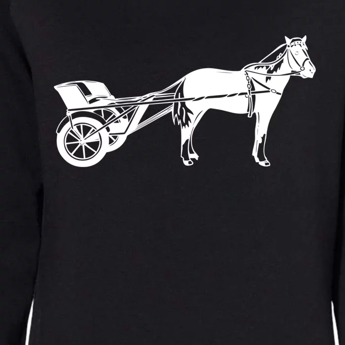 Harness Racing Horse Gift Womens California Wash Sweatshirt