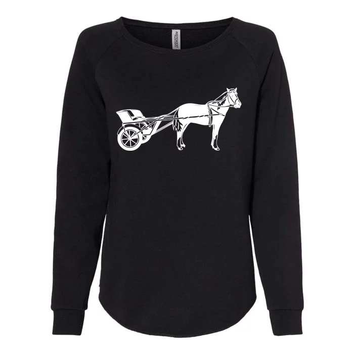 Harness Racing Horse Gift Womens California Wash Sweatshirt