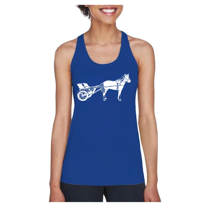 Harness Racing Horse Gift Cool Gift Women's Racerback Tank