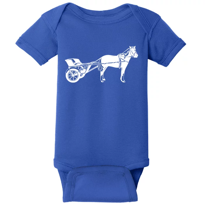 Harness Racing Horse Gift Cool Gift Baby Bodysuit