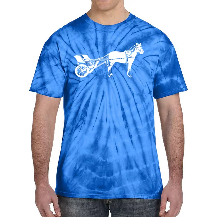 Harness Racing Horse Gift Cool Gift Tie-Dye T-Shirt