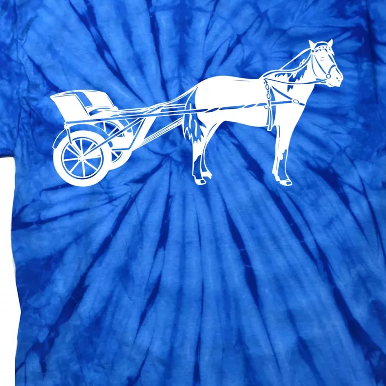 Harness Racing Horse Gift Cool Gift Tie-Dye T-Shirt