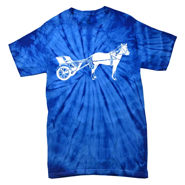 Harness Racing Horse Gift Cool Gift Tie-Dye T-Shirt