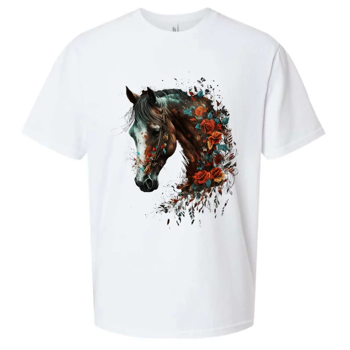 Horse Riding Horse Lover Sueded Cloud Jersey T-Shirt