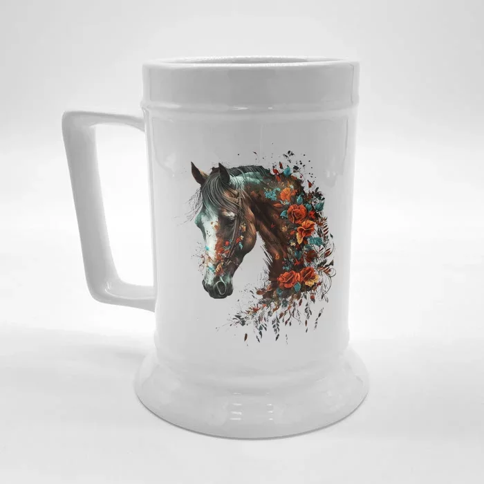 Horse Riding Horse Lover Front & Back Beer Stein