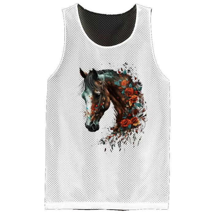 Horse Riding Horse Lover Mesh Reversible Basketball Jersey Tank