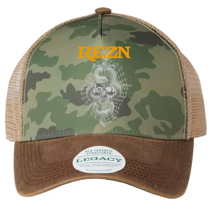 Hello Rezn Impaled Legacy Tie Dye Trucker Hat