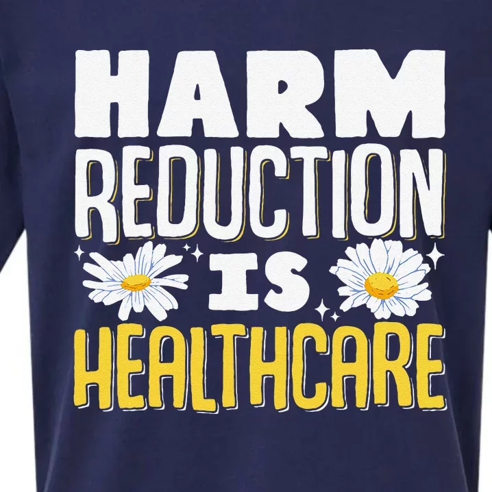 Harm Reduction Is Healthcare Sueded Cloud Jersey T-Shirt