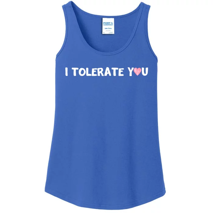 Hilarious Rotic I Tolerate You Cool Gift Ladies Essential Tank