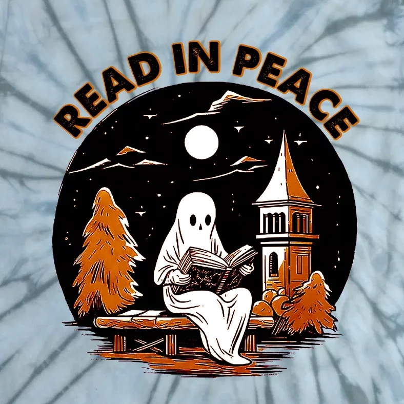 Halloween Read In Peace Tie-Dye T-Shirt