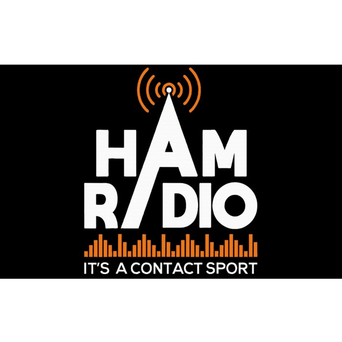 Ham Radio ItS A Contact Sport Amateur Radio Operator Bumper Sticker