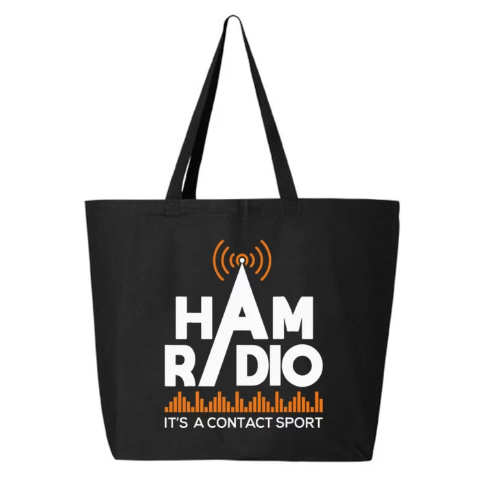 Ham Radio ItS A Contact Sport Amateur Radio Operator 25L Jumbo Tote