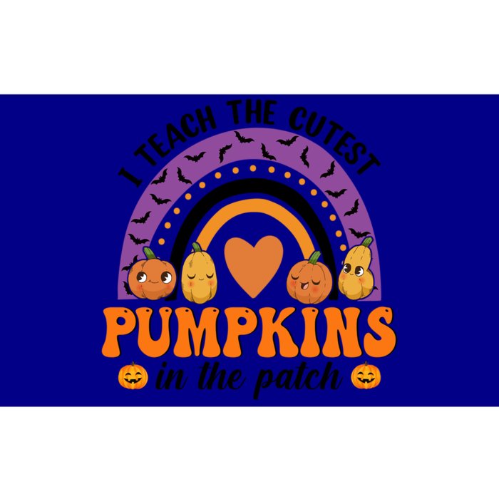 Halloween Rainbow I Teach The Cutest Pumpkins In The Patch Gift Bumper Sticker