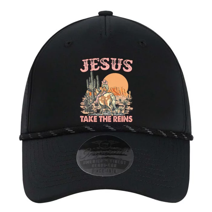 Horse Racing Jesus Take The Reins Rodeo Cowgirl Performance The Dyno Cap