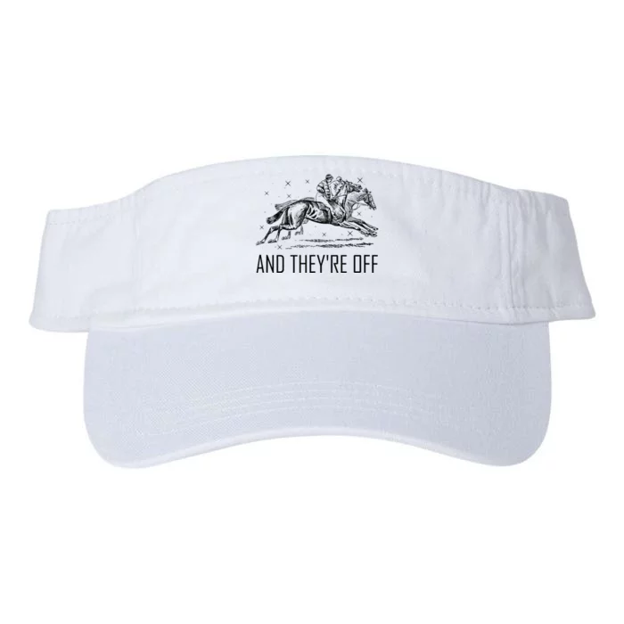 Horse Racing Jockey Racer Derby Rider Funny Track Race Gifts Valucap Bio-Washed Visor