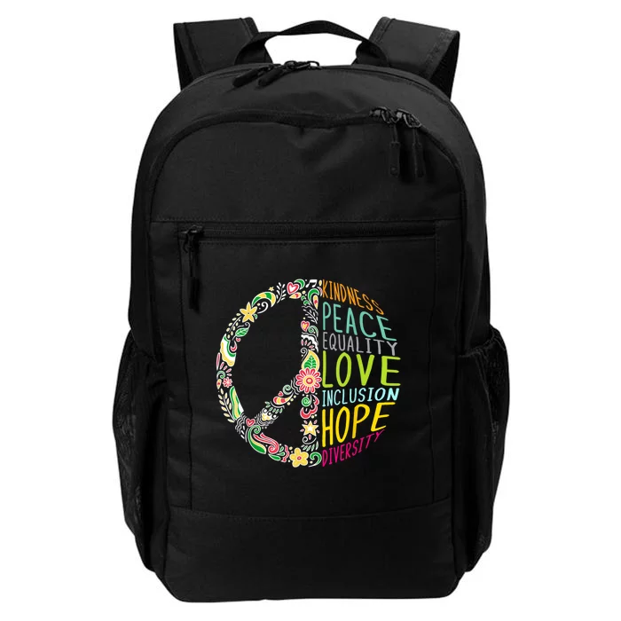 Human Rights Kindness Peace Equality Inclusion Diversity Daily Commute Backpack