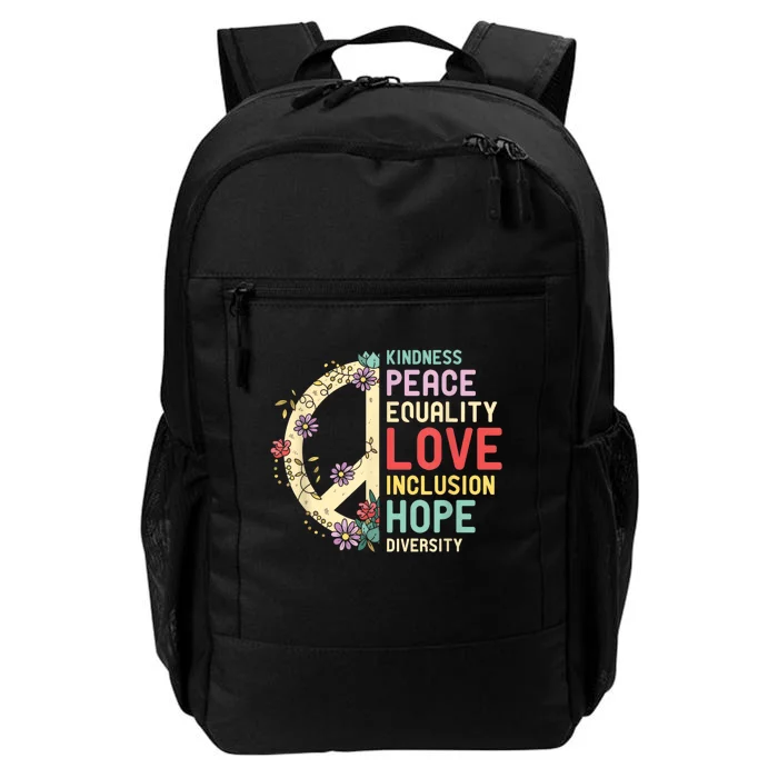 Human Rights Kindness Peace Equality Inclusion Diversity Daily Commute Backpack