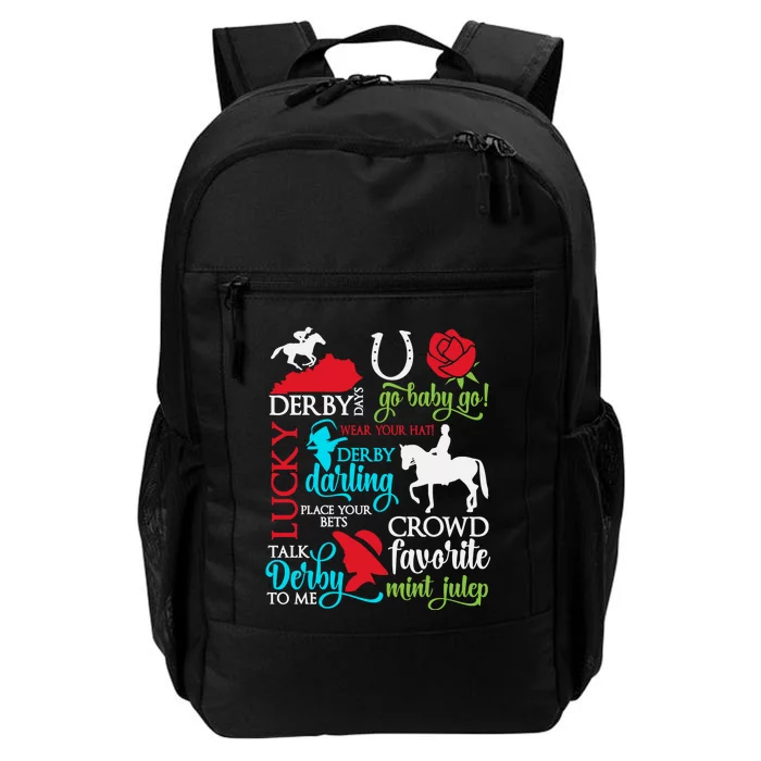 Horse Racing Kentucky Crowd Favorite Derby Daily Commute Backpack