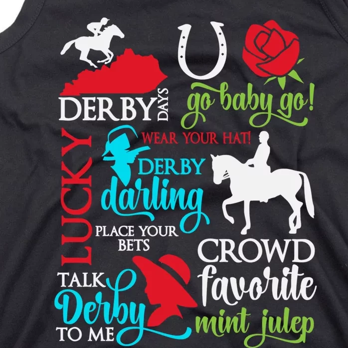 Horse Racing Kentucky Crowd Favorite Derby Tank Top