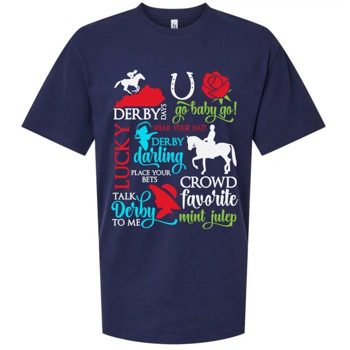 Horse Racing Kentucky Crowd Favorite Derby Sueded Cloud Jersey T-Shirt