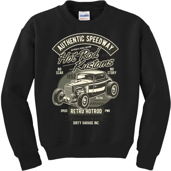 Hot Rod Kustoms Speedway Kids Sweatshirt