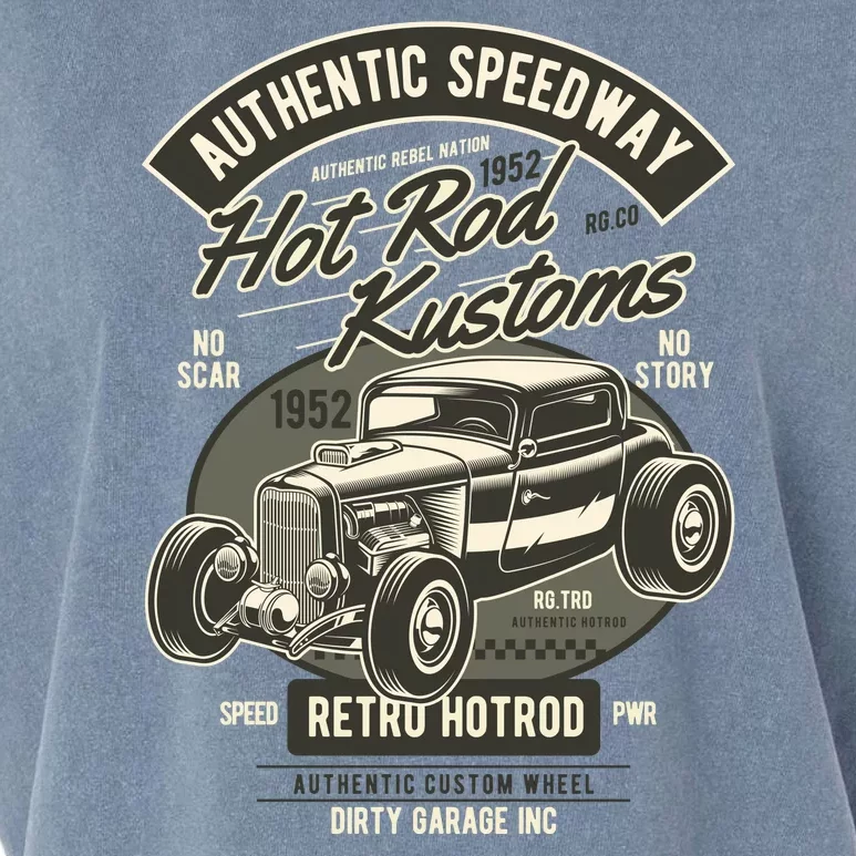 Hot Rod Kustoms Speedway Garment-Dyed Women's Muscle Tee