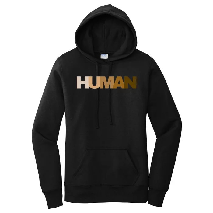 Human Rights Kindness Peace Equality Inclusion Melanin Love Gift Women's Pullover Hoodie