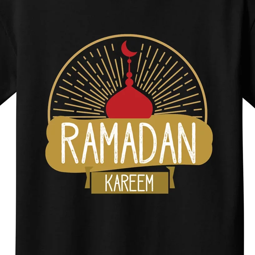 Happy Ramadan Kareem Gift Ramadan Mubarak Kids T-Shirt