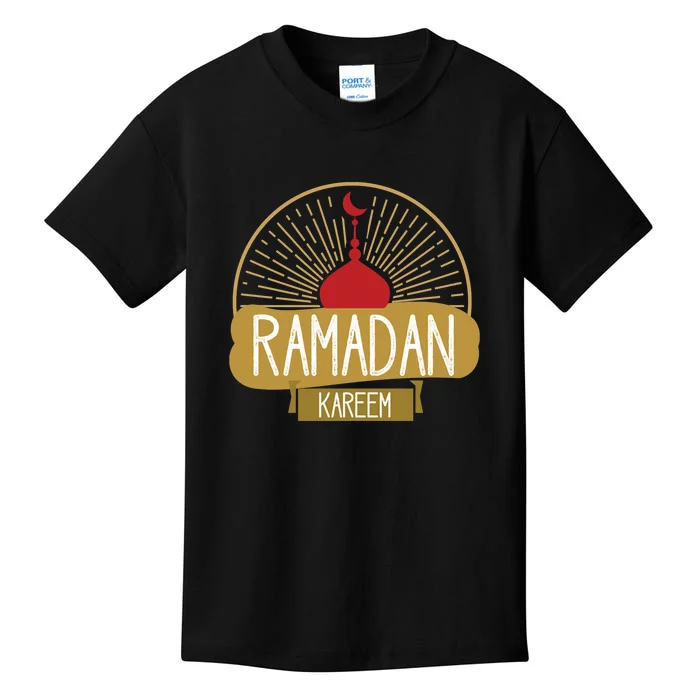 Happy Ramadan Kareem Gift Ramadan Mubarak Kids T-Shirt