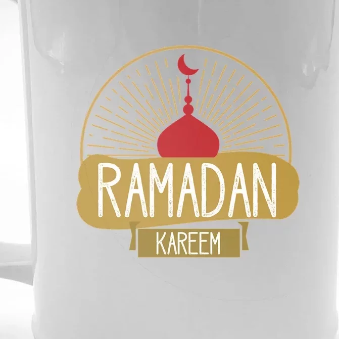 Happy Ramadan Kareem Gift Ramadan Mubarak Front & Back Beer Stein