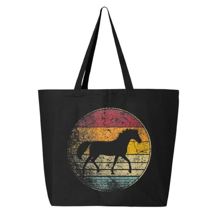 Horse Riding Love Equestrian Vintage animal lovers 25L Jumbo Tote