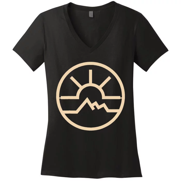 Heartlands Ranch Logo Women's V-Neck T-Shirt