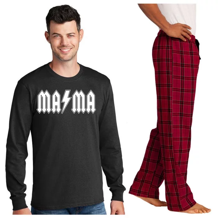 Hard Rock Mama Lightning Bolt Long Sleeve Pajama Set