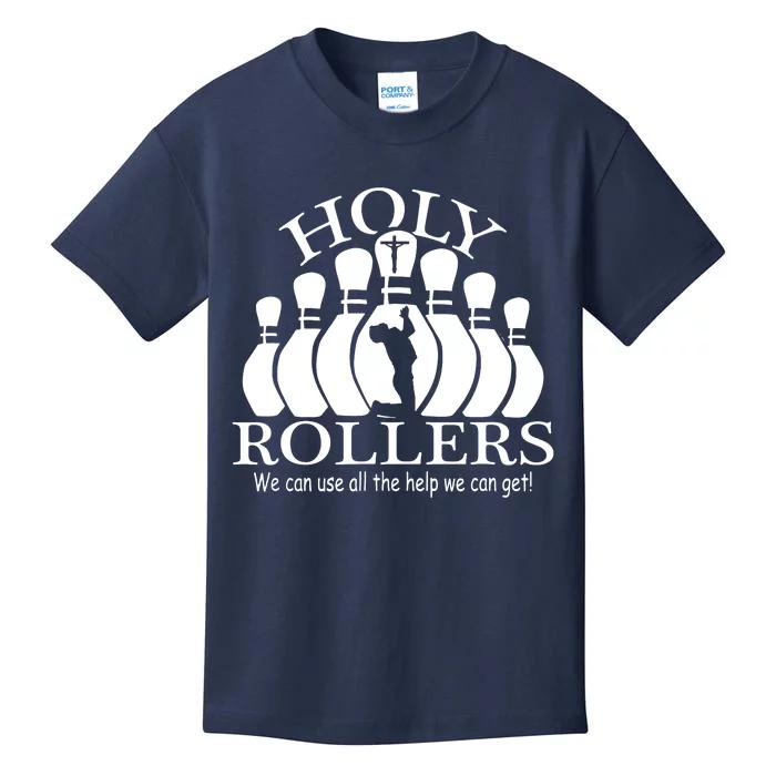 Holy Rollers Matching Bowling Team Kids T-Shirt