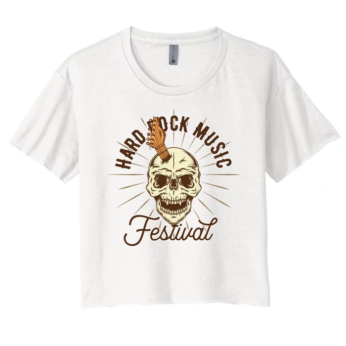 Hard Rock Music Festival Women's Crop Top Tee