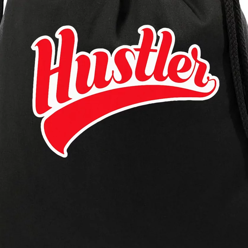 Hustler Red Money Lover Hustling Entrepreneur Hustle Drawstring Bag