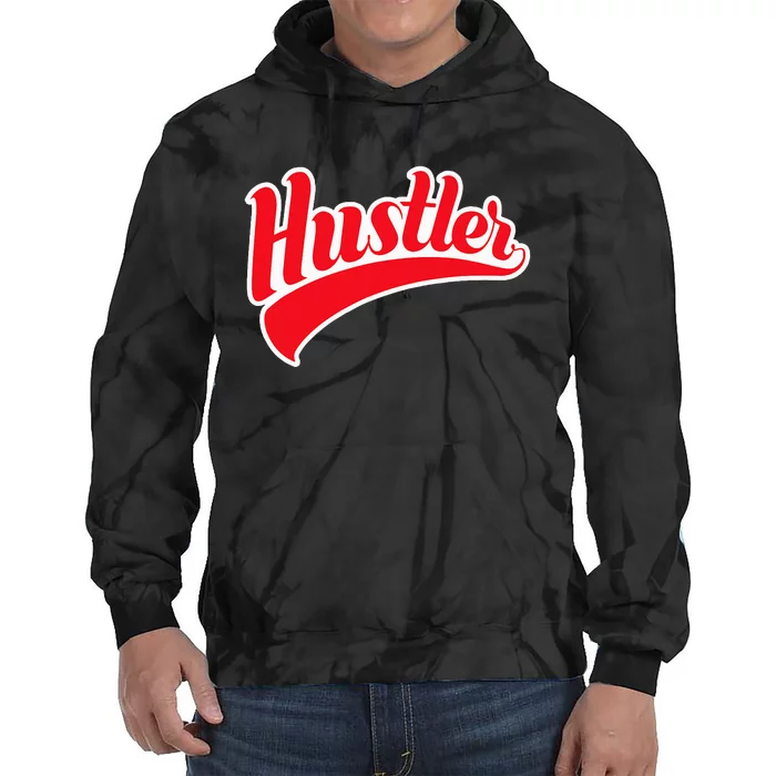 Hustler Red Money Lover Hustling Entrepreneur Hustle Tie Dye Hoodie