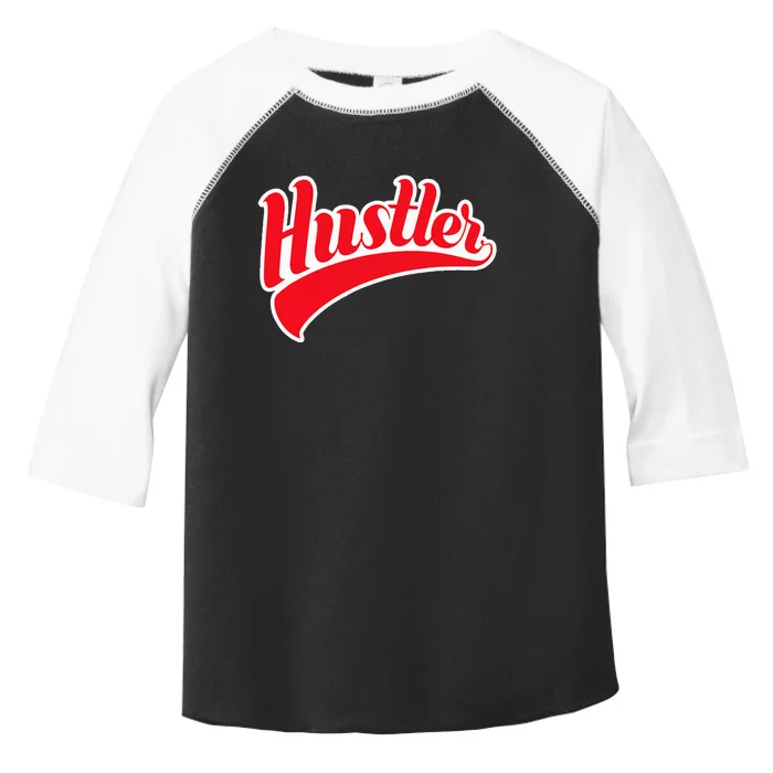 Hustler Red Money Lover Hustling Entrepreneur Hustle Toddler Fine Jersey T-Shirt