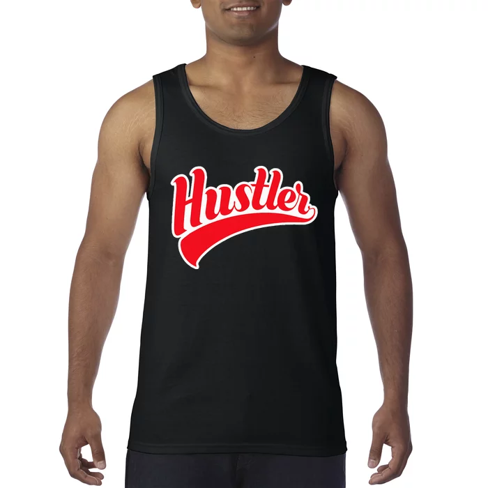 Hustler Red Money Lover Hustling Entrepreneur Hustle Tank Top