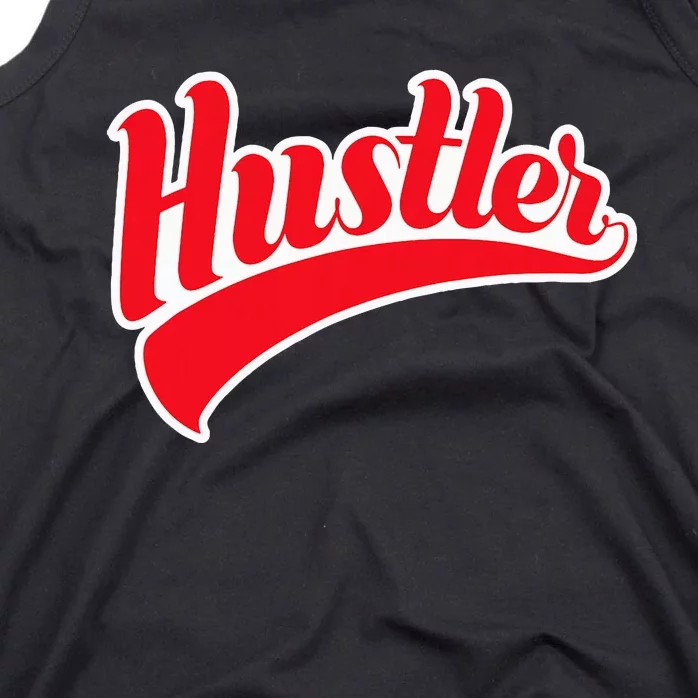 Hustler Red Money Lover Hustling Entrepreneur Hustle Tank Top