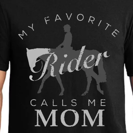 Horse Riding Mom And Son Daughter Pajama Set