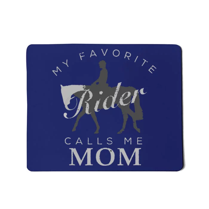 Horse Riding Mom And Son Daughter Mousepad