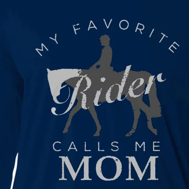 Horse Riding Mom And Son Daughter Cooling Performance Long Sleeve Crew