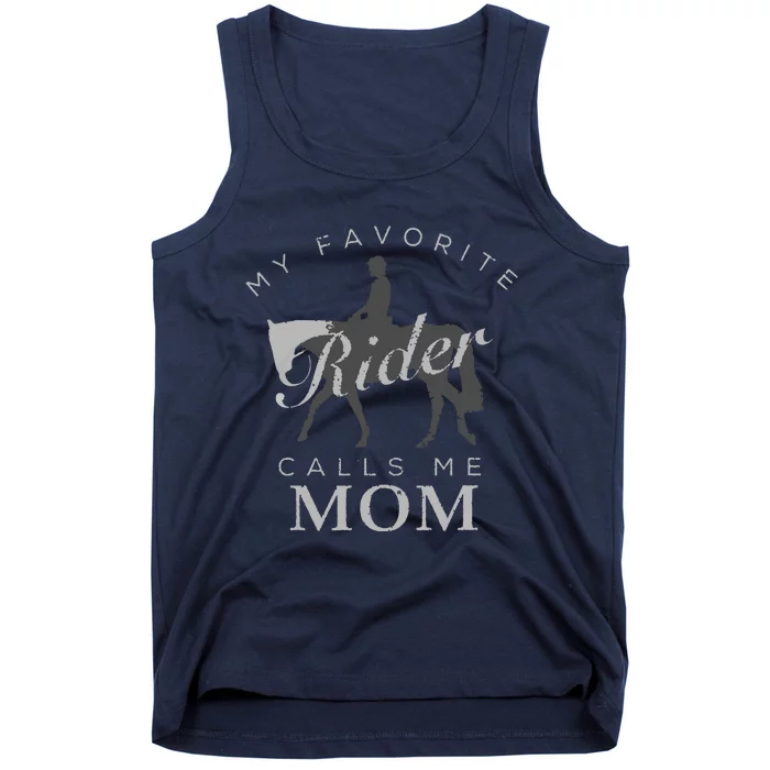 Horse Riding Mom And Son Daughter Tank Top