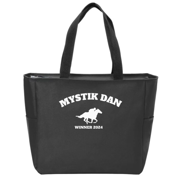 Horse Racing Mystik Dan Winner 2024 Zip Tote Bag