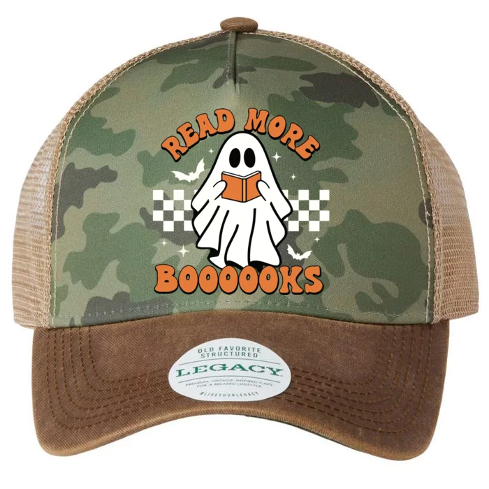 Halloween Read More Books Cute Boo Read A Book Teachers Day Legacy Tie Dye Trucker Hat