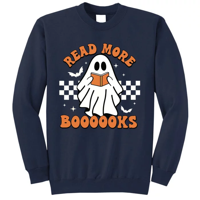 Halloween Read More Books Cute Boo Read A Book Teachers Day Tall Sweatshirt