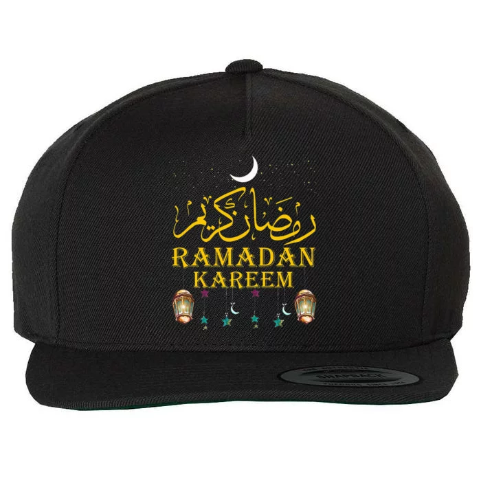 Happy Ramadan Muslims Holy Month Fasting Wool Snapback Cap