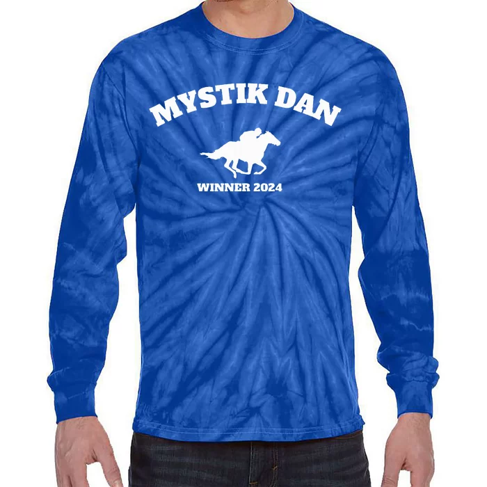 Horse Racing Mystik Dan Winner 2024 Tie-Dye Long Sleeve Shirt